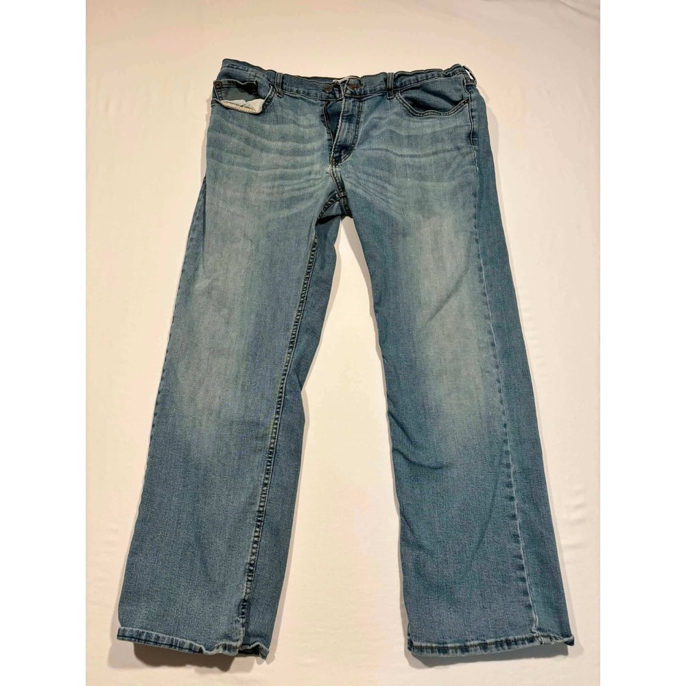 Signature by Levi Strauss Mens S61 Relaxed Fit Jeans Blue Medium Wash 38x32